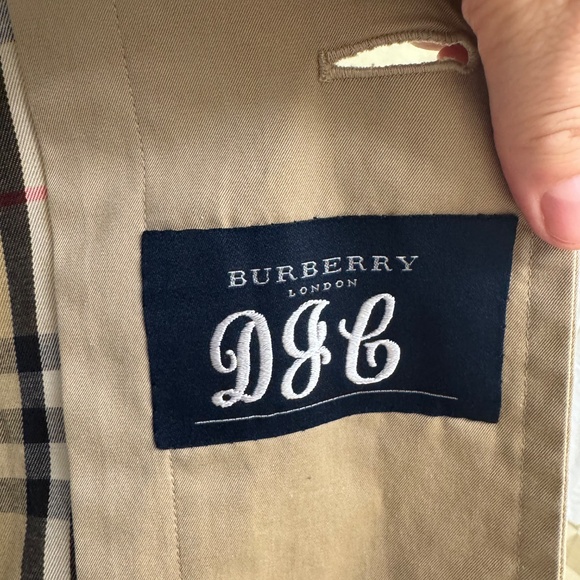 Men's BURBERRY Trench Coat with wool lining- Size 54 -Beige - Picture 3 of 16